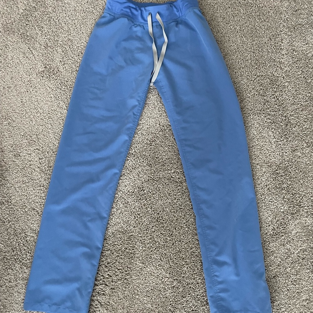 Figs Livingston Ceil Blue Pants - Picture 2 of 4